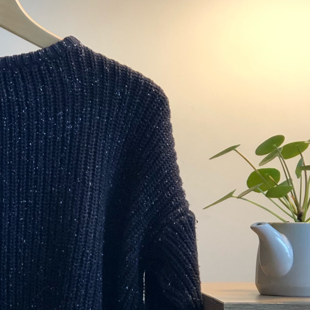 American Apparel speckle fisherman pullover